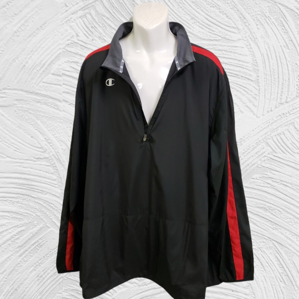 Champion Men's performance Anorak windbreaker 1/4 zip Size 3xl